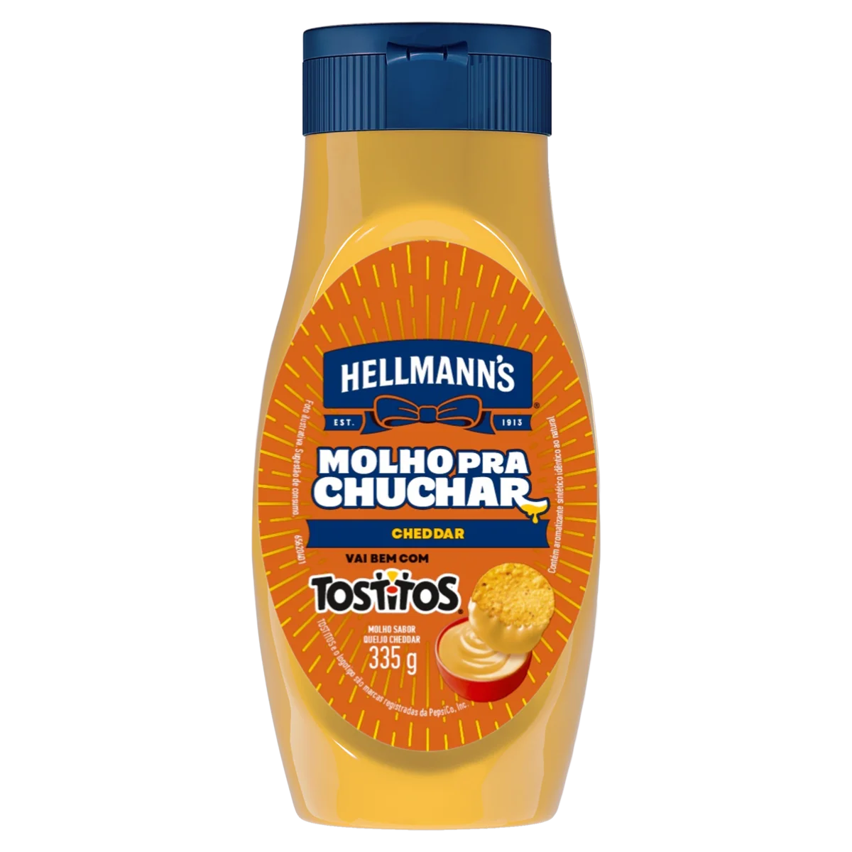 Molho Cheddar Hellmann's pra Chuchar 335g