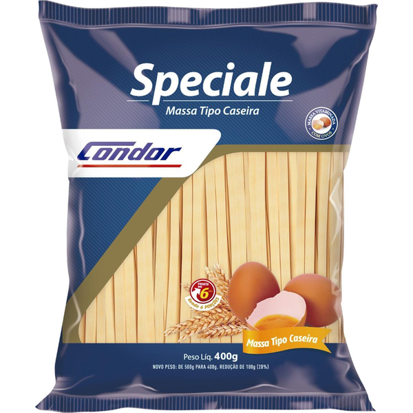 Massa Condor Speciale 400g - Tipo Caseira