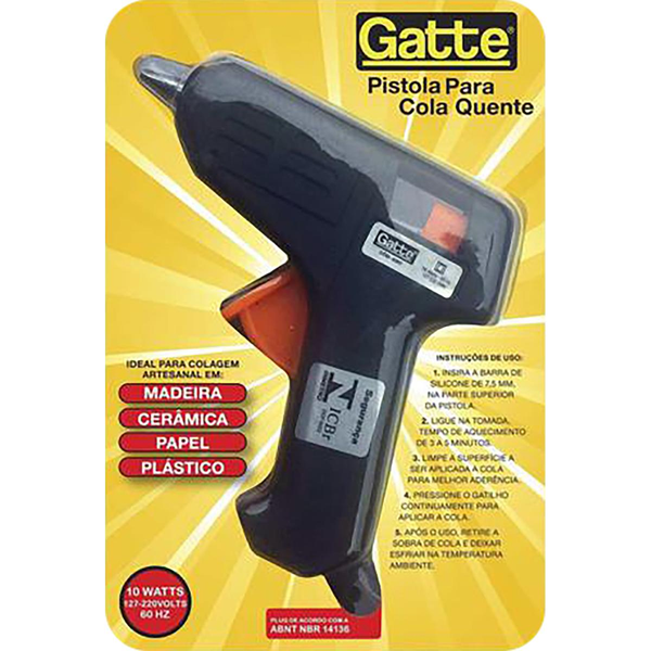 Pistola para Cola Quente Gatte Pequena - Ref. 10273