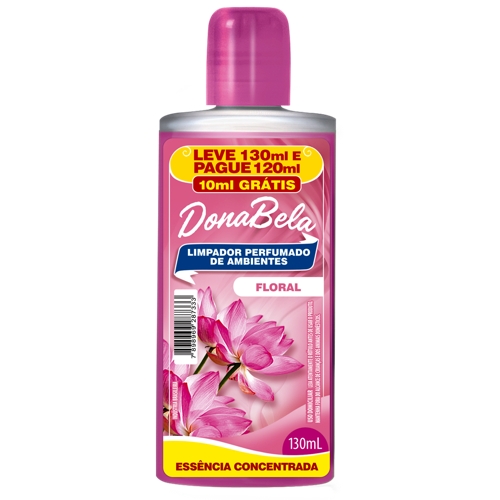 Limpador Dona Bela Perfumado Floral Leve 130ml Pague 120ml