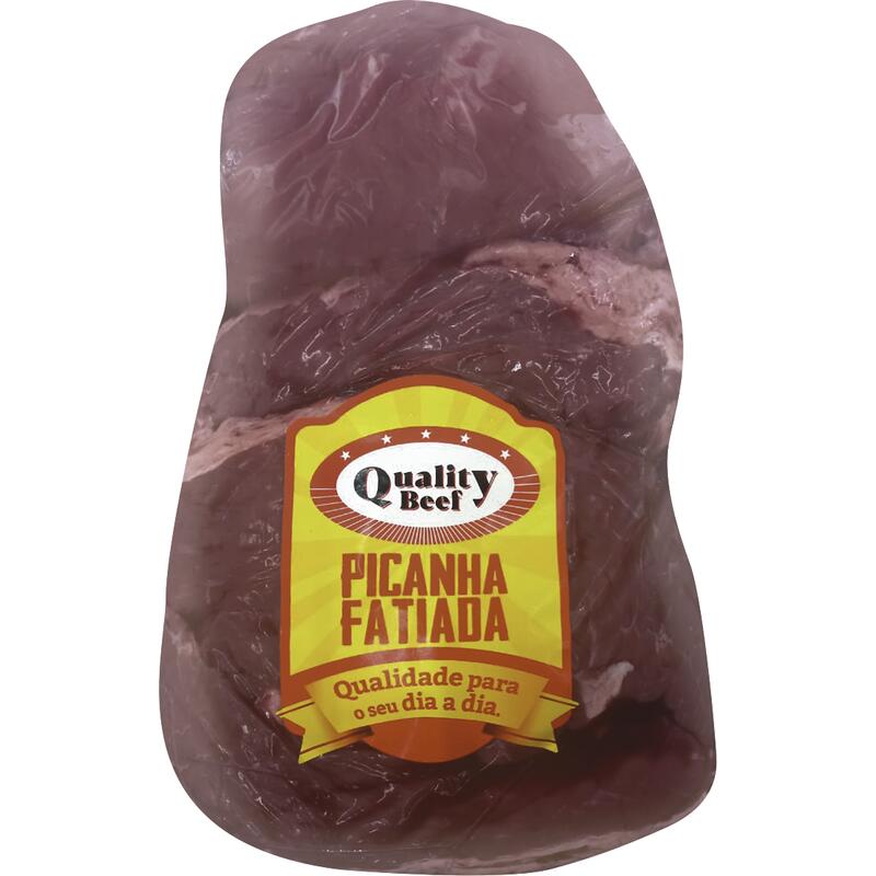 Picanha Bov Quality Beef Fatiada Resf Preço por quilo na peça