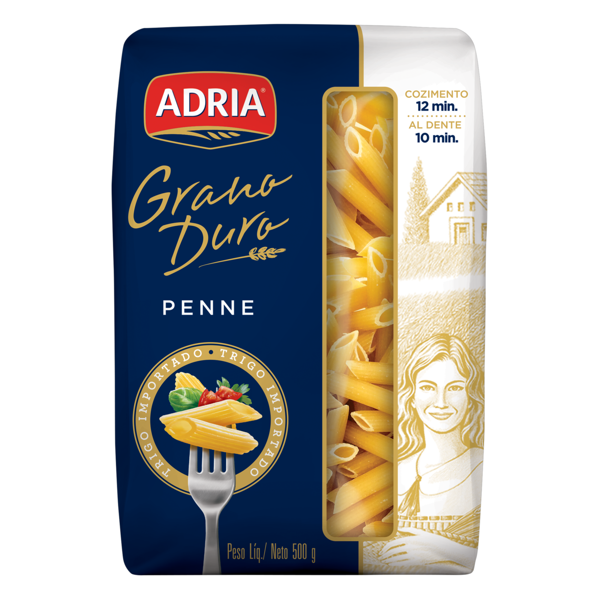 Macarrão Adria Grano Duro Penne 500g