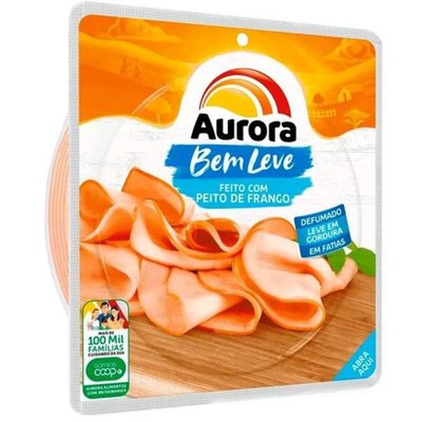 Peito de Frango AURORA Bem Leve Defumado Fatiado 180g