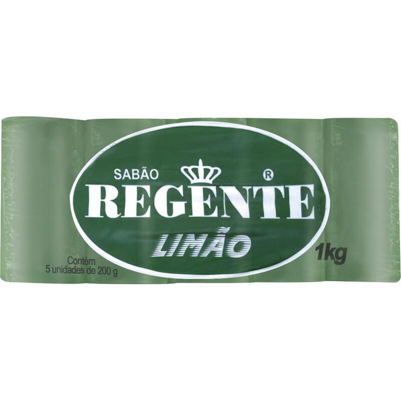 Sabão em Pedaço Regente Verde 5x200g
