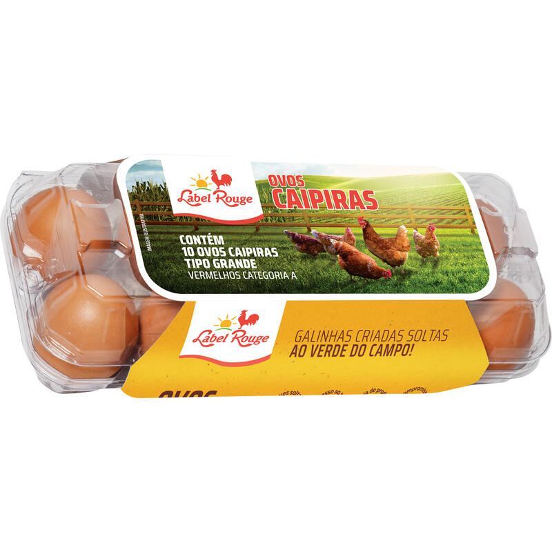 Ovo Caipira Label Rouge 10 un