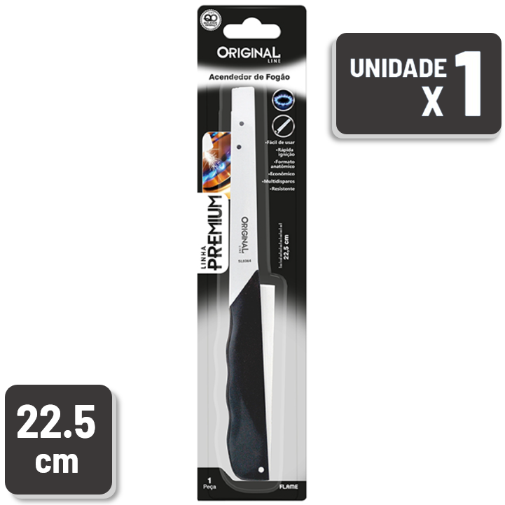 Acendedor de Fogão Original Line Flame 22.5cm Linha Premium