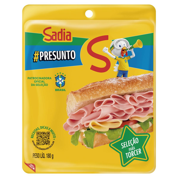 Presunto SADIA Cozido 180g