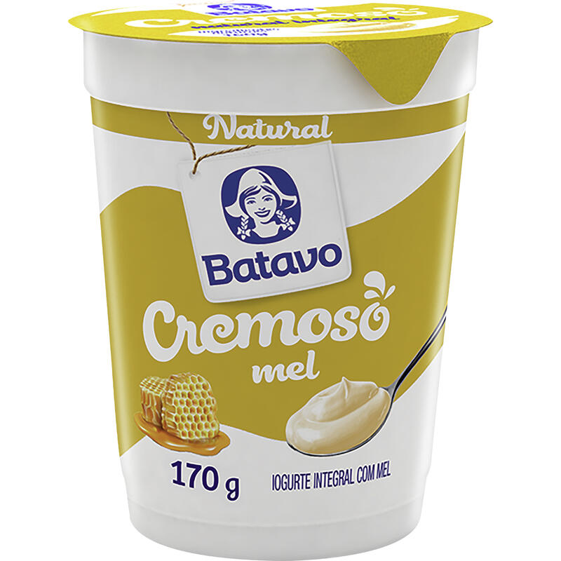 Iogurte Natural Batavo Mel 170g