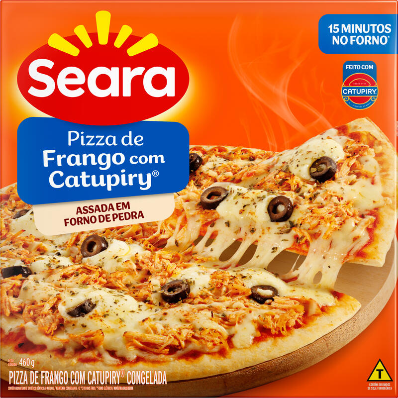 Pizza Seara Frango com Catupiry 460g