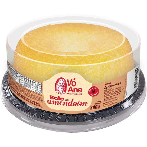 Bolo Vó Ana 300g - Amendoim
