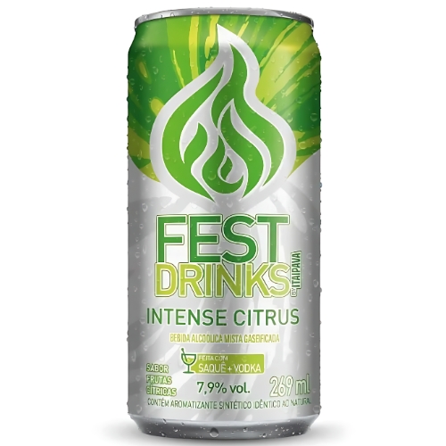 Bebida Mista Intense Citrus Fest Drinks 269ml