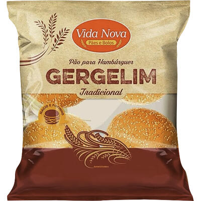 Pão de Hambúrguer Vida Nova Brioche Gergelim 280g