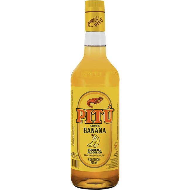 Coquetel Alcoólico Pitú Banana 965ml