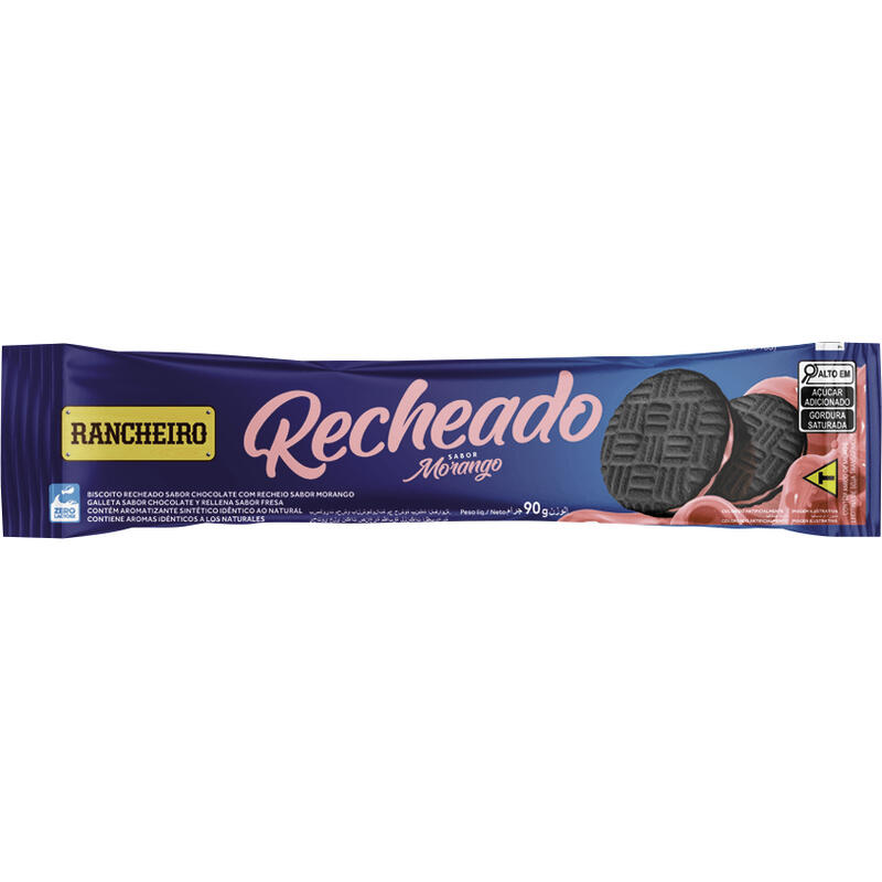 Rosquinha Recheada RANCHEIRO Morango 90g