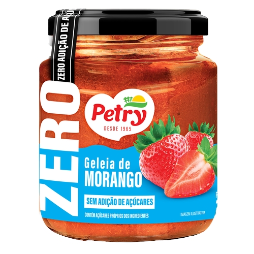 Geleia Petry Morango Zero Açúcar 250g