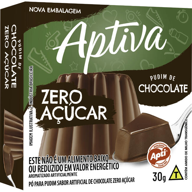 Pudim Zero Apti Chocolate 30g
