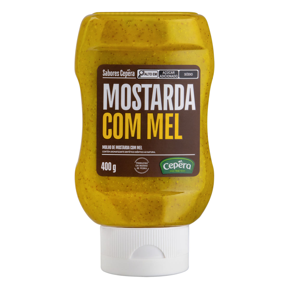 Mostarda com Mel Sabores Cepêra Squeeze 400g