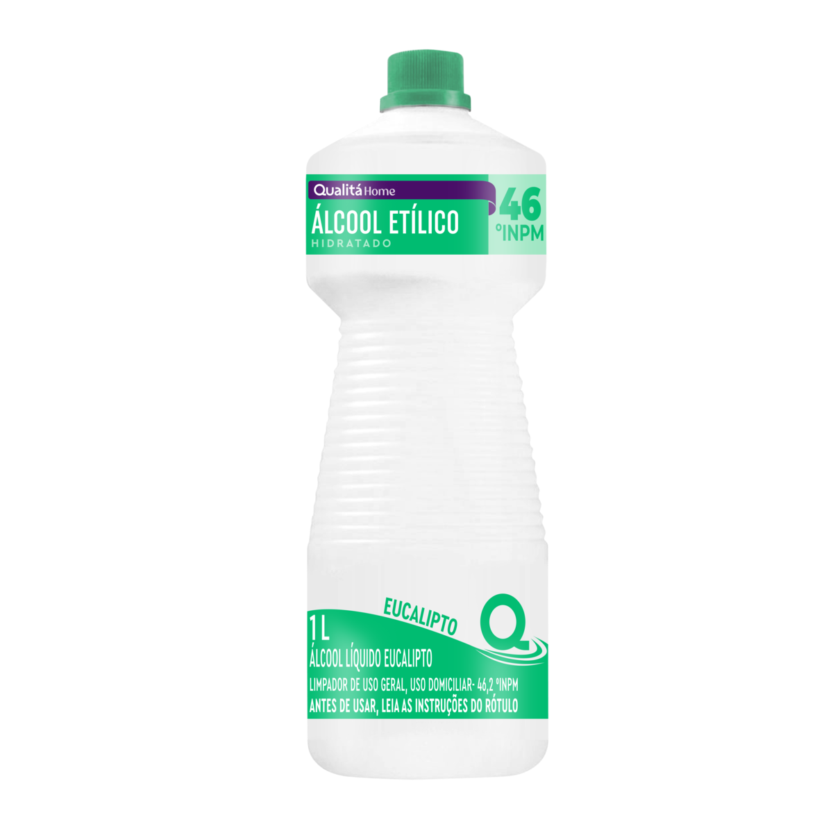 Álcool Líquido 46º INPM Eucalipto Qualitá Frasco 1l