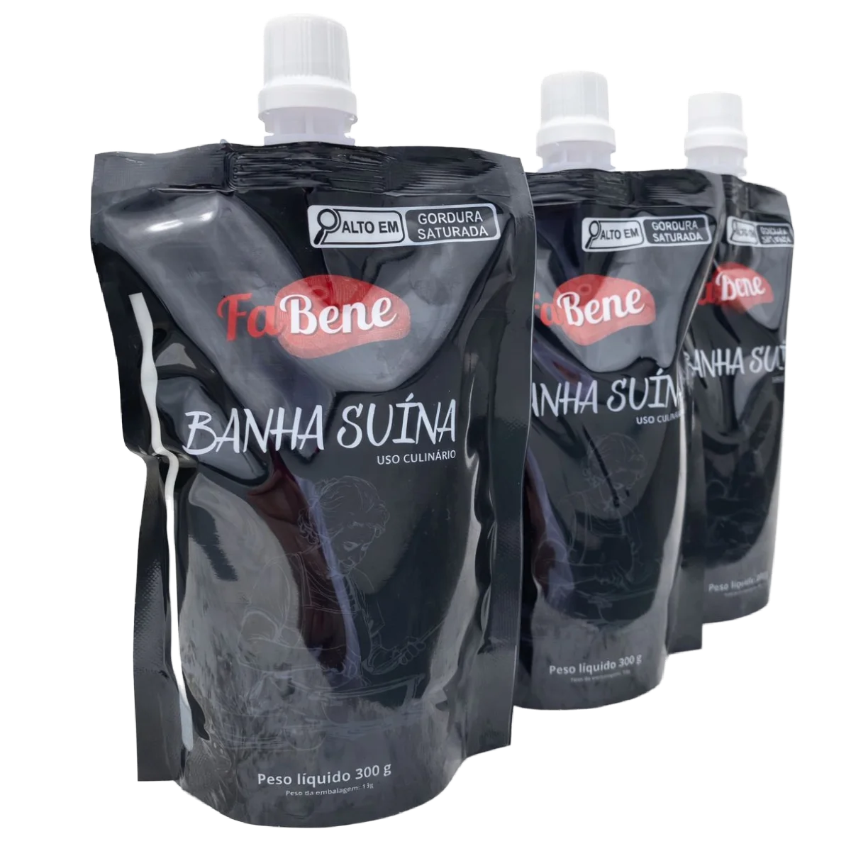 BANHA SUINA FAB 300G