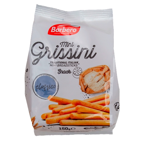 Palitos Barbero Mini Grissin Clássico 150g