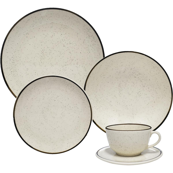 Prato Oxford Tam. 26cm - Raso - Grano - Ref. 140603