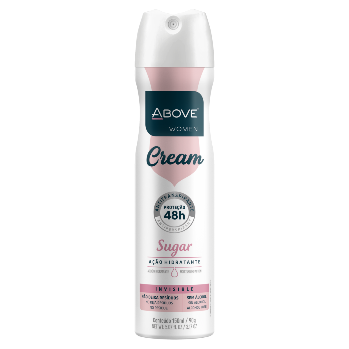 Antitranspirante Aerossol Invisible Sugar Above Women Cream 150ml