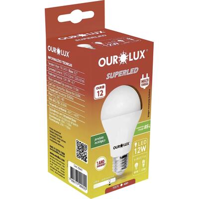 Lâmpada Superled Ourolux 12w - Bivolt un