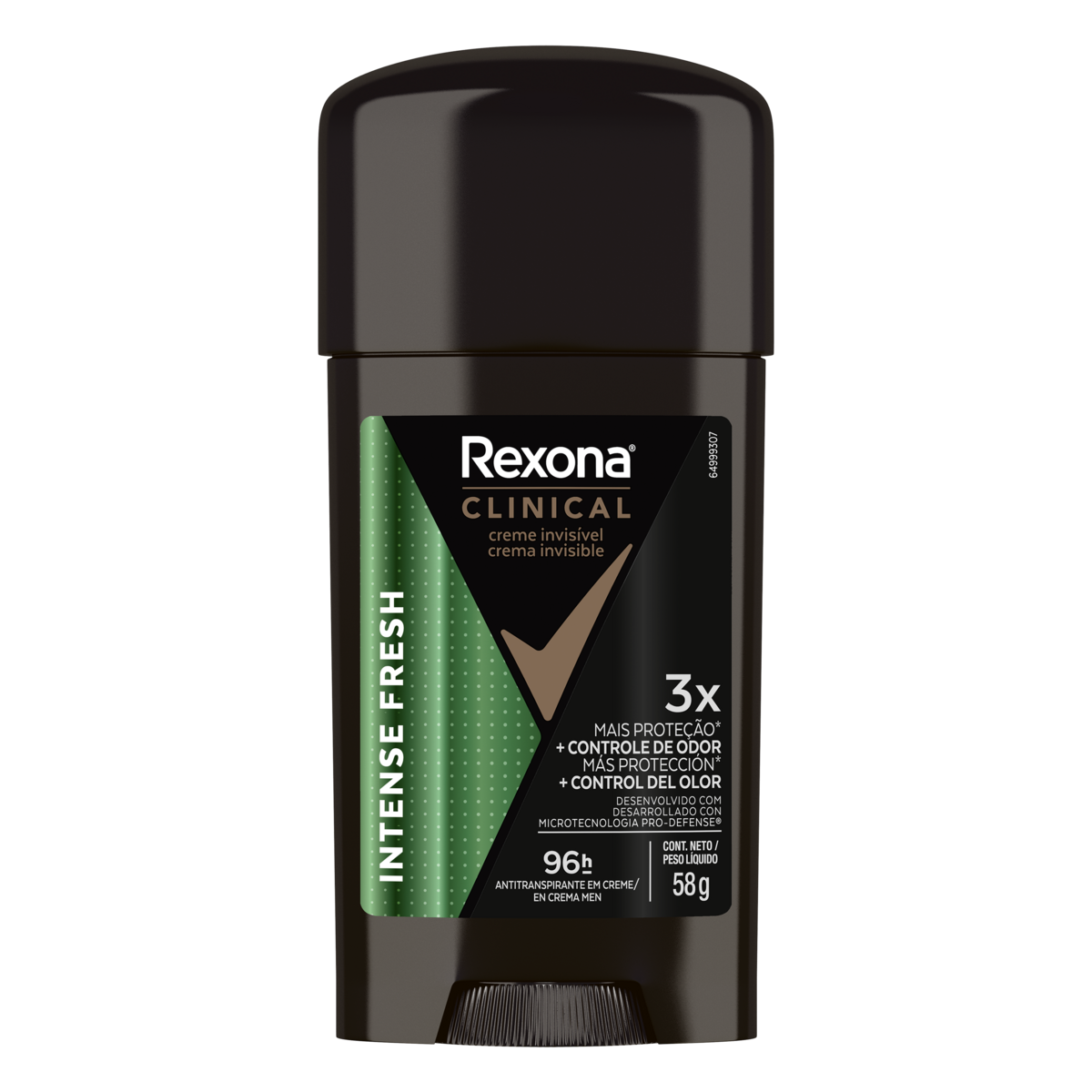 Antitranspirante Creme Intense Fresh Rexona Clinical Men 58g