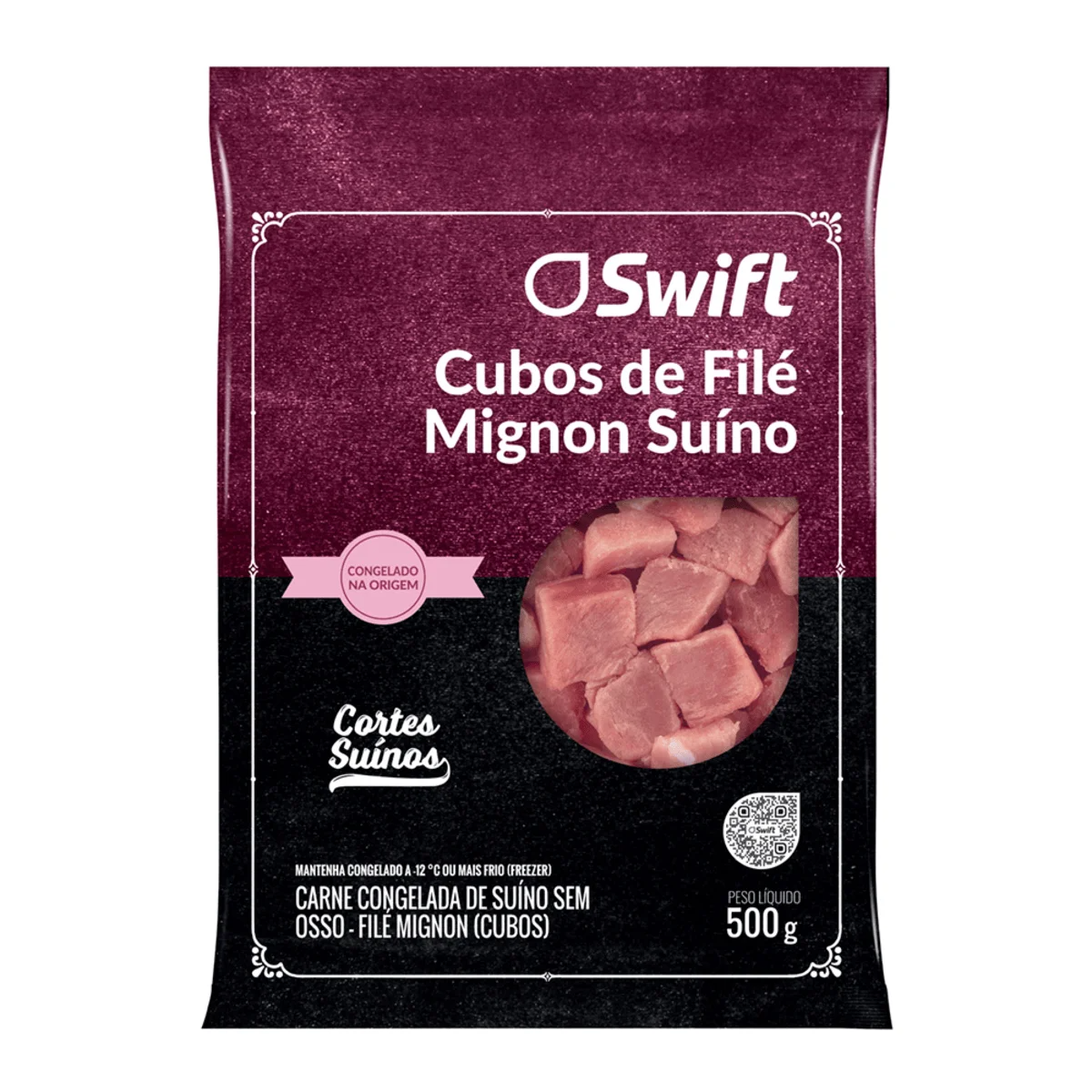 Cubos De File Mignon Suino Swift 500g