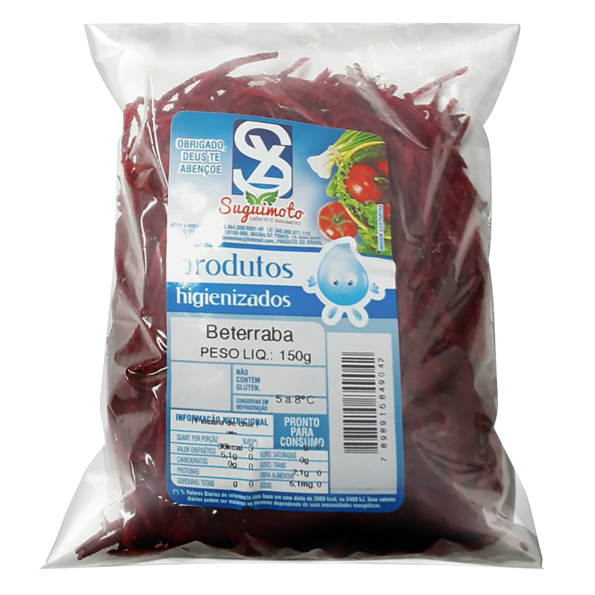 Beterraba Higienizada Suguimoto 150g
