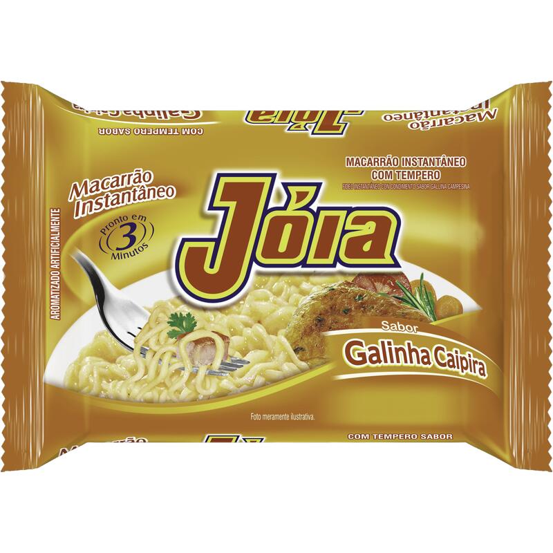 Macarrão Instantâneo Jóia Galinha Caipira 70g