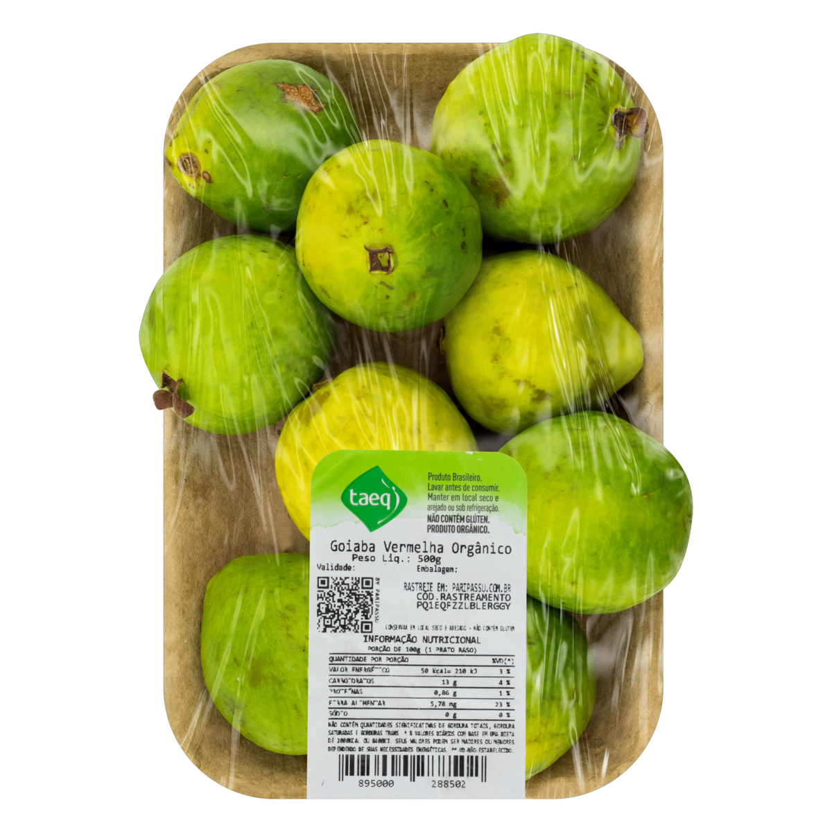 Goiaba Vermelha Orgânica Taeq 500g