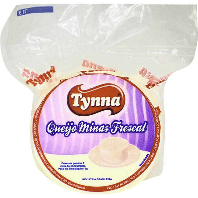 Queijo Minas Frescal Tynna Preço por quilo na peça