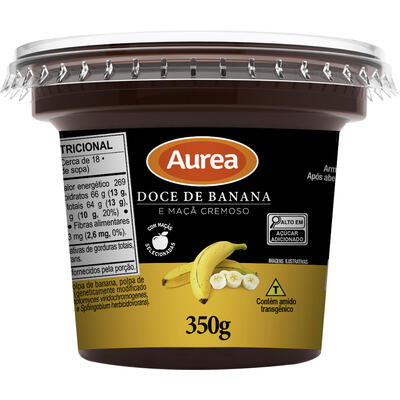 Doce Cremoso Aurea Banana 350g