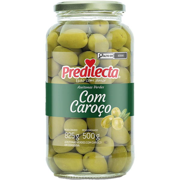 Azeitona Verde Predilecta 500g - Vidro