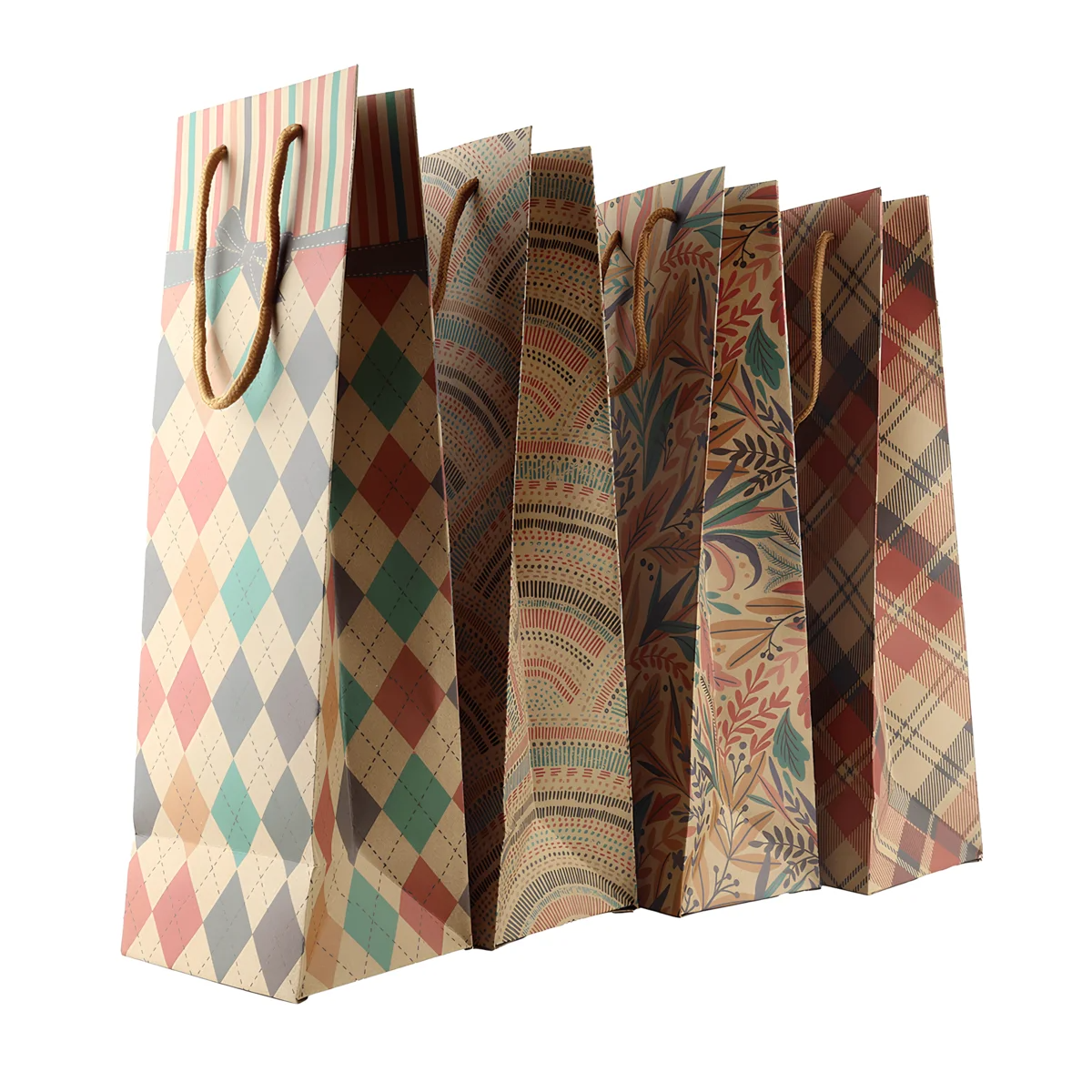 Sacola para Presente Kraft Decor 36x11x10cm Sortida