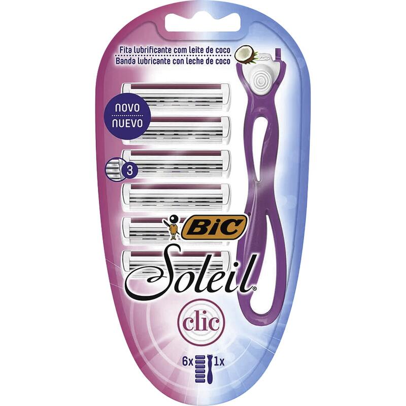 Aparelho Barbear Bic Soleil 3 Hybrid Un
