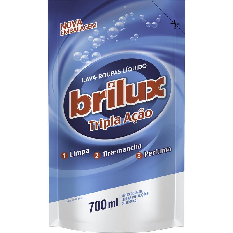 Lava Roupas Líquido Brilux 700ml