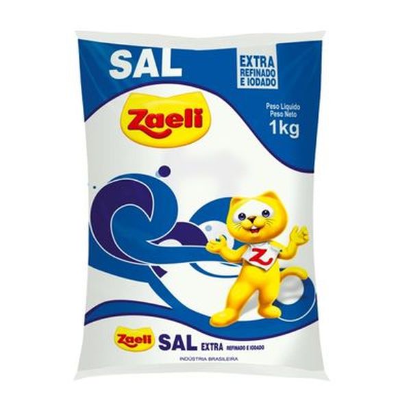 Sal Refinado Zaeli 1kg