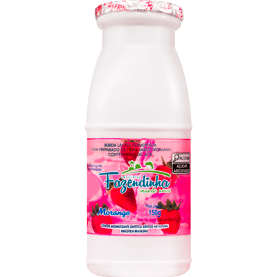 Bebida Láctea Fazendinha Morango 150g
