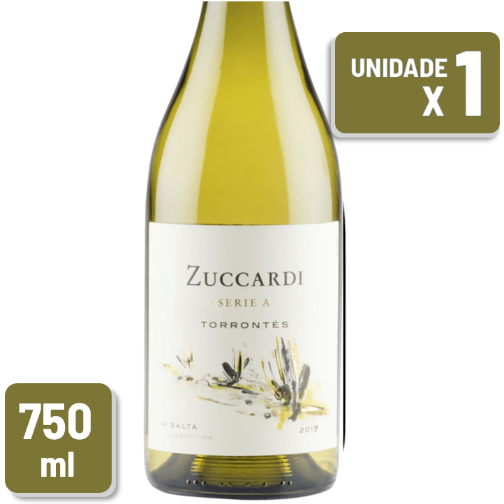 Vinho Zucardi Serie A Branco Seco Torrontes Garrafa Vidro 750ml