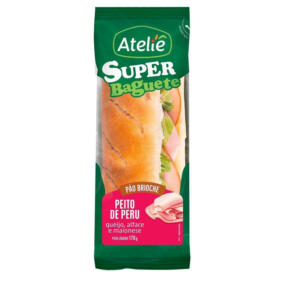 Baguete Ateliê Peito de Peru 170g