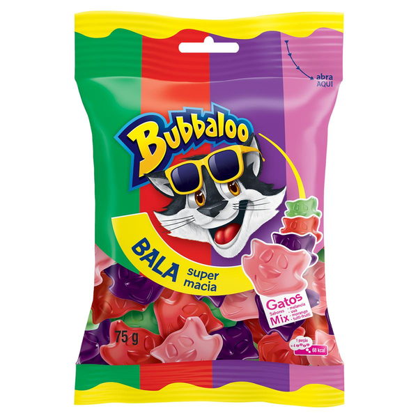 Bala Bubbaloo 75g - Mix
