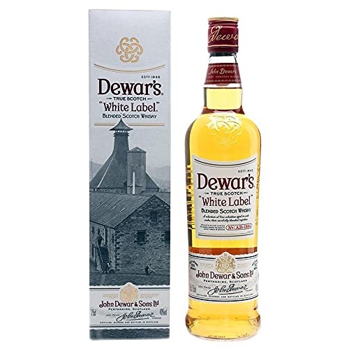 Whisky Escocês Blended White Label Dewar`s Garrafa 750ml