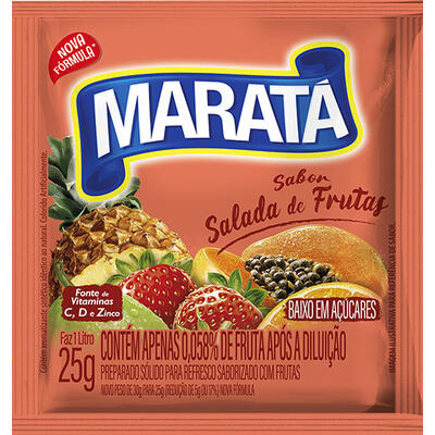 Refresco em Pó Maratá Salada de Frutas 25g