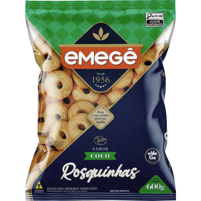 Biscoito Rosquinha Emegê Coco 600g