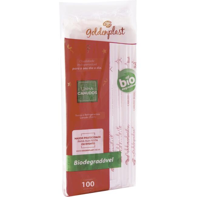Canudo Goldenplast Papel 100 un