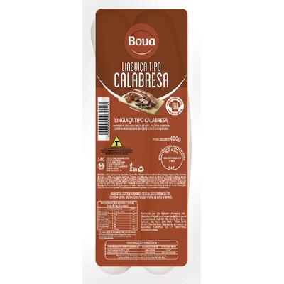 Linguiça Tipo Calabresa Boua 400g