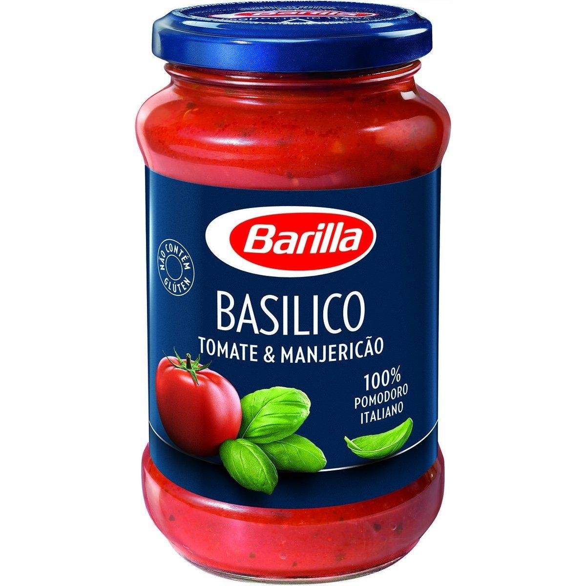 Molho de Tomate Basílico Barilla Vidro 400g