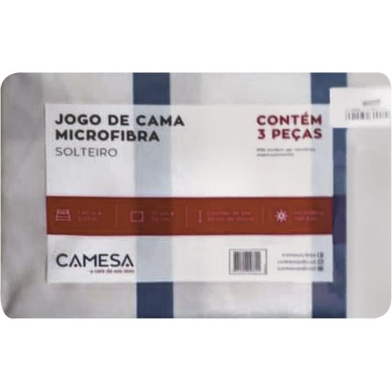 Jogo de Cama Camesa Solteiro 3 pçs